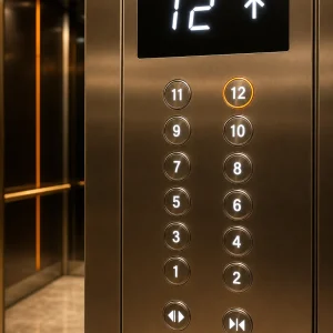شستی داخل کابین در آسانسور شیک | آریانانوین